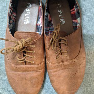 dELiA*s Faux Leather Shoes Size 11 Used.